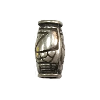 Schuifkraal zilverkleurig 18mm