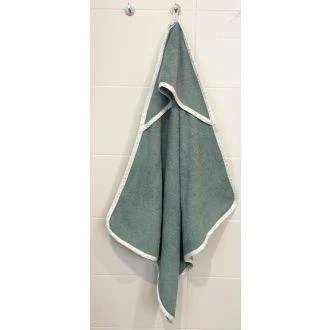 Badcape 80 x 80 cm donker mint kleurig van N'STUDIO