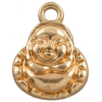 Buddha bedel goud 14x10mm van DREAMBEADS M1862