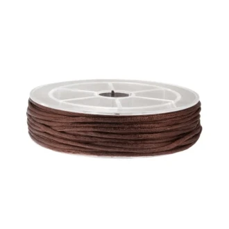 Satijnkoord 1,5mm 15m dark brown van DB BA422