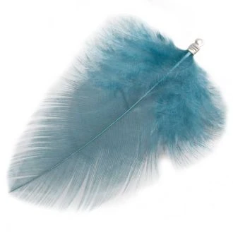 Veertje 7cm blue teal van DREAMBEADS M1693