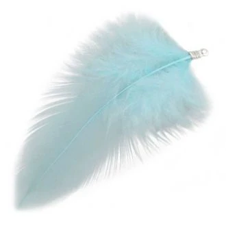 Veertje 7cm baby blue van DREAMBEADS M1701