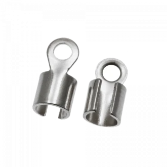 Veterklem 10x5mm antiek zilver van DREAMBEADS P533