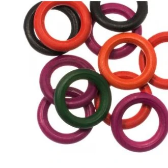 Houten Kralen Ring (45 mm, gat 27 mm) Mix Color van DB L1002