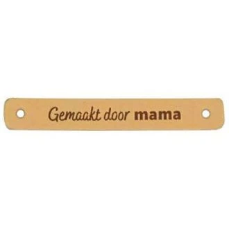 Leren labels Gemaakt door mama 7 x 1 cm 2 stuks van DURABLE 020.1184
