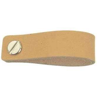 Leren labels met drukknoop Blanco 12x1,5cm 2 stuks van DURABLE 020.1223 