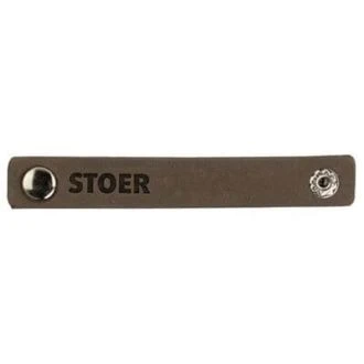 Leren labels met drukknoop Stoer 10,5 x 1 cm 2 stuks van DURABLE 020.1202
