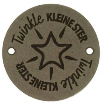 Leren labels Twinkle Kleine Ster 3,5cm 2 stuks van DURABLE 020.1229