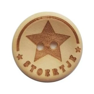 Houten knopen Stoertje 20mm 4stuks van DURABLE 020.1041