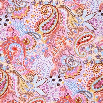 Dihappy Paisley Cotton Spandex roze van KNIPIDEE 18824