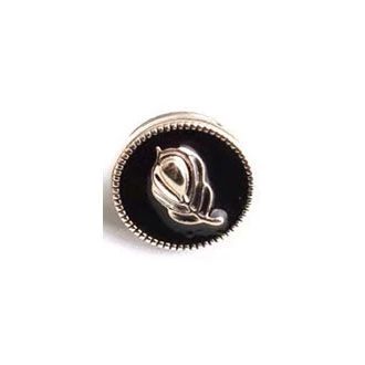 Feather broche pin