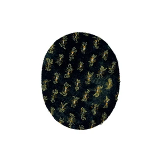 Denim elleboog- en kniestukken met gaatjes 120mm van UNION KNOPF 2305