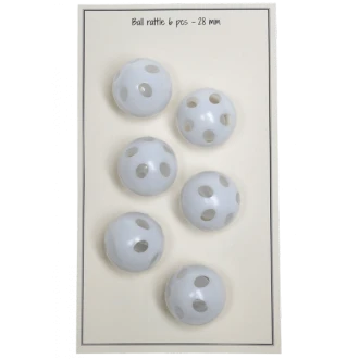 Bal rammelaar 28mm van GO HANDMADE 22042 