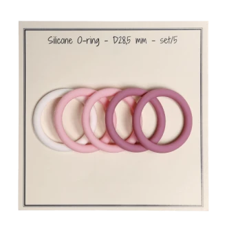 Siliconen ringen roze 28,5mm van GO HANDMADE 19000