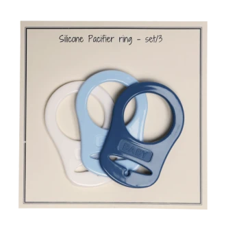 Siliconen speen ringen blauw van GO HANDMADE 19005