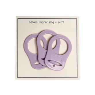 Siliconen speen ringen lavendel van GO HANDMADE 19010