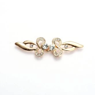 Klaver haak en oog gesp gun metal