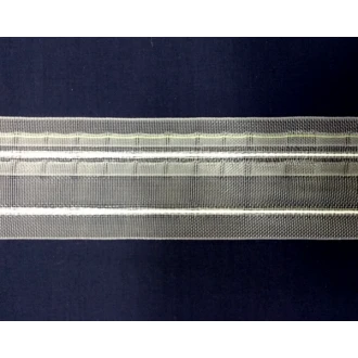 Gordijnband transparant met koord 50mm breed van BANDEX 026.328050