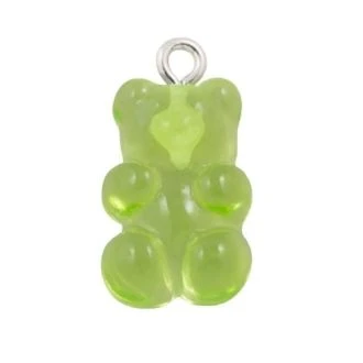 Gummy Bear Resin Hanger (21 x 11 mm) Green van DB M102