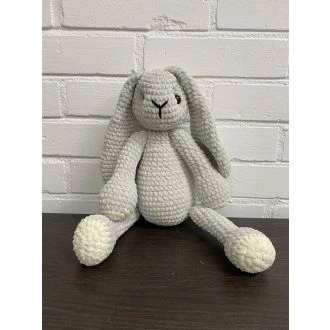 Konijn groot haakpakket grijs/crème van N'Studio