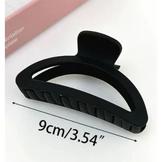 Haarklem zwarte matte halve maan