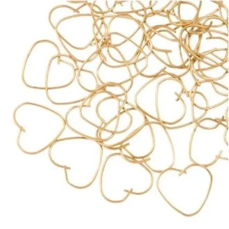 Stainless Steel Buigringen (10 x 9 x 0.5 mm) Goud (10 stuks) van DB Y2346