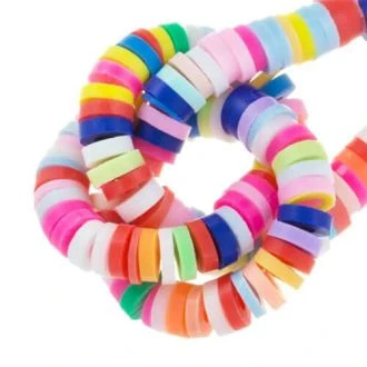 Polymeer Kralen (4 x 1 mm) Mix Color (350 Stuks) DB I1386