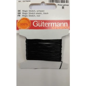Magic Stretch garen 0,8mm zwart van GUTERMANN 039.667820