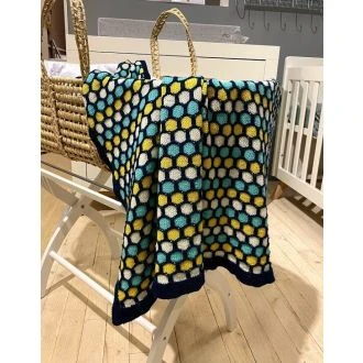 Breipakket Deken Honey 80 x 120cm van NSTUDIO