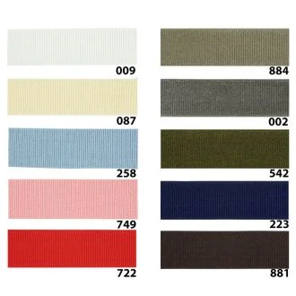 Elastisch boord van 6 cm
Prijs per meter, minimale afname 25cm, 1 = meter.
052.11213 overzicht