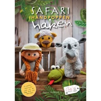 Boek Safari handpoppen haken van CUTEDUTCH 059.36584