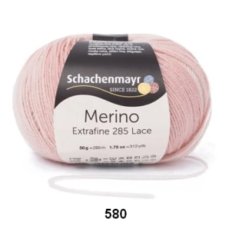 Merino Extrafine 285 100% wol garen 50gr 285m van SCHACHENMAYR 035.9807574