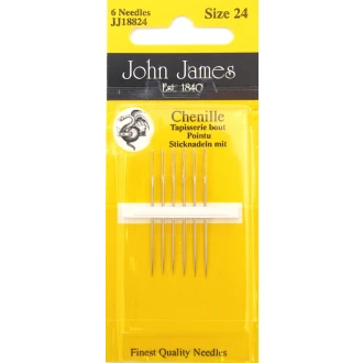 Borduurnaalden Chenille met punt no.24 van John James