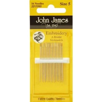 Borduurnaalden crewel dikte 5 van JOHN JAMES PN-0176036