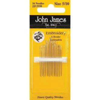 Borduurnaalden crewel dikte 5 - 10 van JOHN JAMES PN-0176043