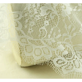 Breed kanten band met wimpers 20cm breed 3meter lang