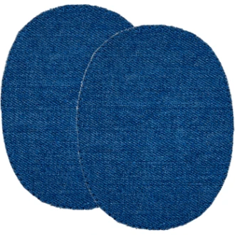 Elleboog- of kniestukken met festonsteek katoen 115mm van UNION KNOPF 1959