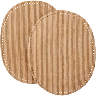 Elleboog- en kniestukken corduroy 120mm van UNION KNOPF 2295