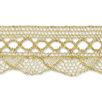 Opengewerkt kant Opengewerkt kant niet rekbaar 25mm van UNION KNOPF 7010