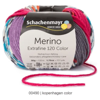 Merino Extrafine 120 Color garen 50gr 120m van SCHACHENMAYR 035.9807553