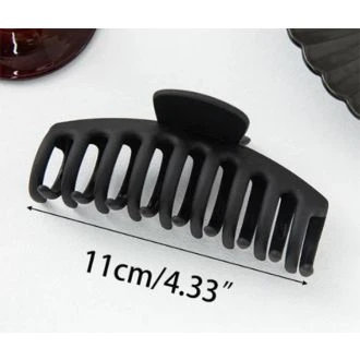 Haarklem zwarte matte klassiek