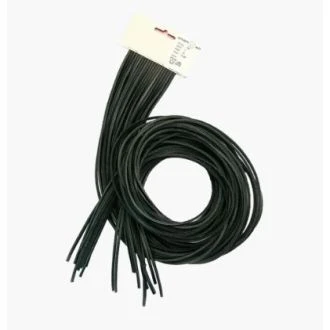 Leren koord zwart van UNIONKNOPF 1234 003