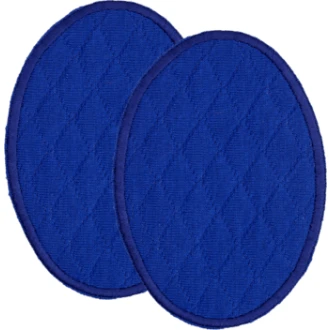 Doorgestikte katoenen elleboog- en kniestukken 110mm van UNION KNOPF