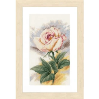 Kruissteek borduurpakket The Chosen One roos 16x29cm van LANARTE PN-0148259