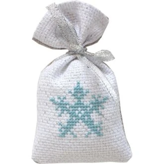 Kruidenzakje Snowflake borduurkit STITCHCOMPANY ls-pm1208
