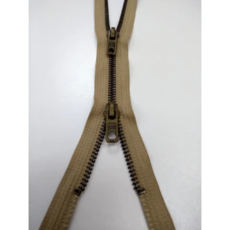 35 cm dubbel deelbare metalen bronzen rits van OPTI M60 	001.1809.35