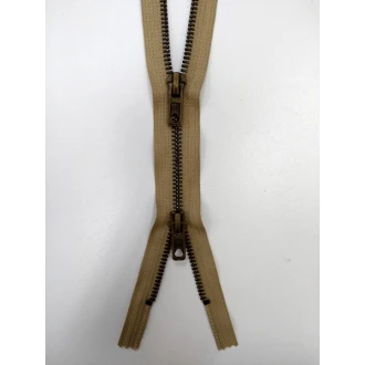 90 cm dubbel deelbare metalen bronzen rits van OPTI M60 001.1809.90