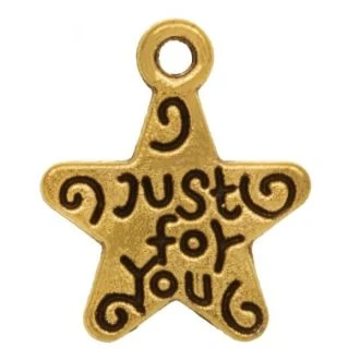 Bedel Just For You (14 x 11 mm) goud M616