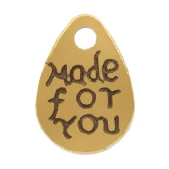 Bedel Made For You (11 x 8 mm) goud M617