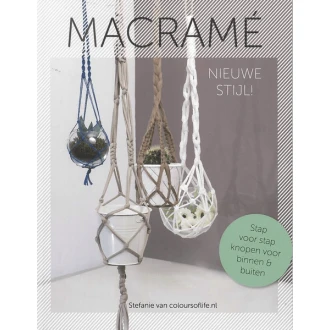 Macramé. Nieuwe Stijl. Boek van STEFANIE VAN COLOURSOFLIFE 059.19722